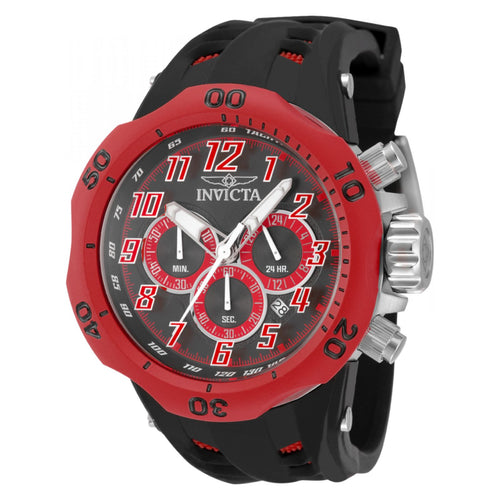 RELOJ DEPORTIVO PARA HOMBRE INVICTA VENOM 48237 - ROJO, NEGRO