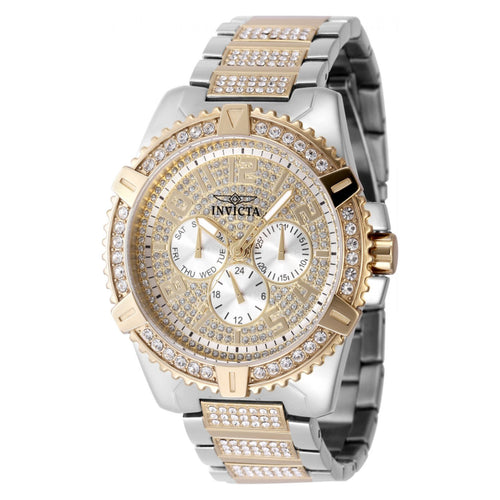 RELOJ  PARA HOMBRE INVICTA CELESTIAL 48562 - BLANCO, DORADO, ACERO