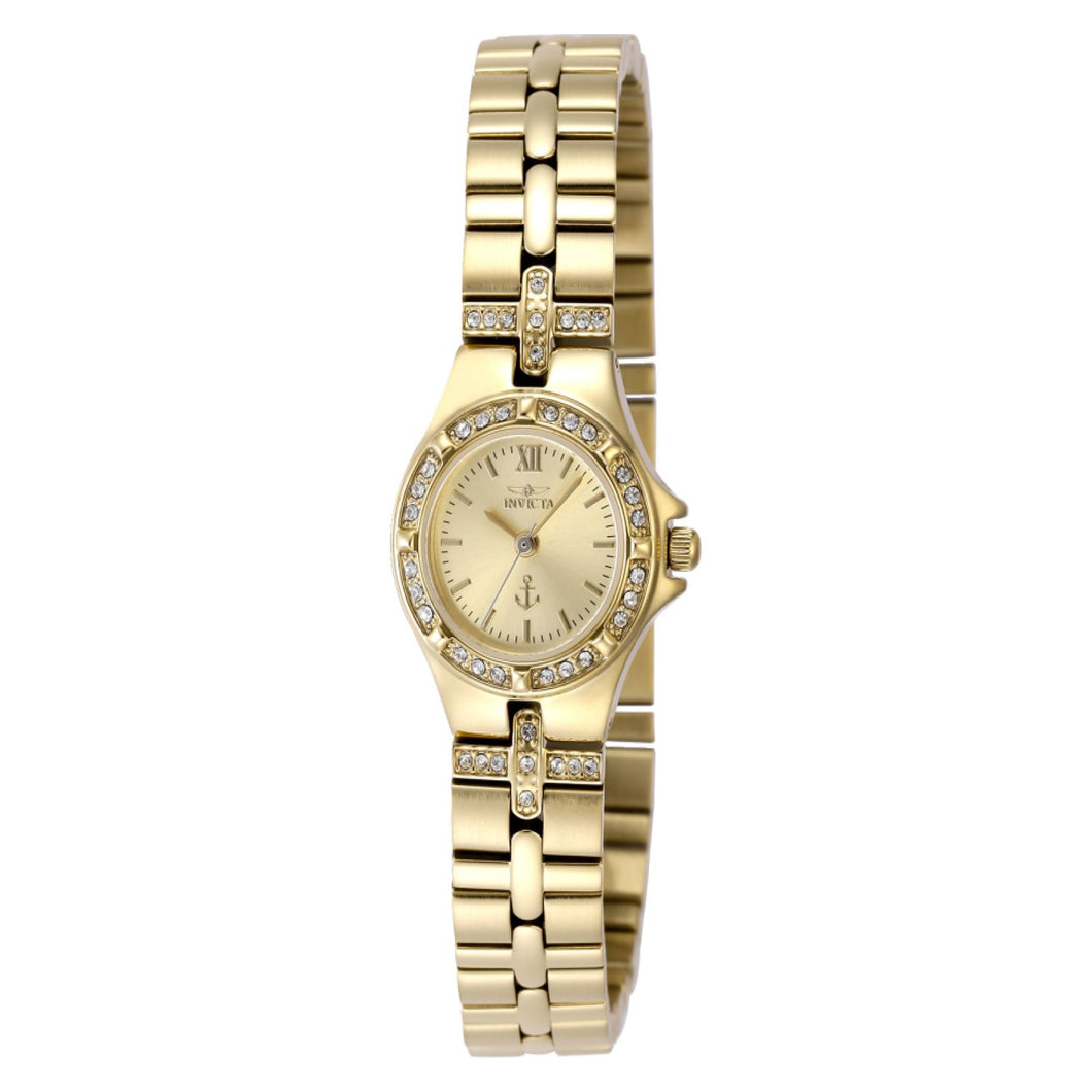 RELOJ  PARA MUJER INVICTA OCEAN VOYAGE 48623 - ORO