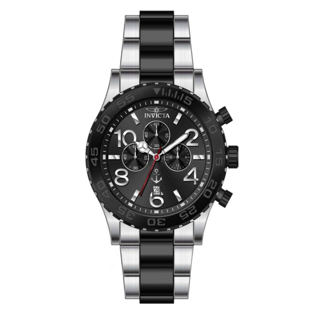 RELOJ  PARA HOMBRE INVICTA OCEAN VOYAGE 48627 - NEGRO, ACERO