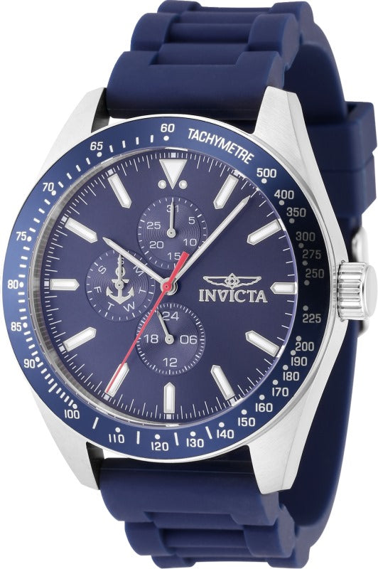 パール文字盤☆ペプシカラー INVICTA OCEAN VOYAGE 48596 パール文字盤 
