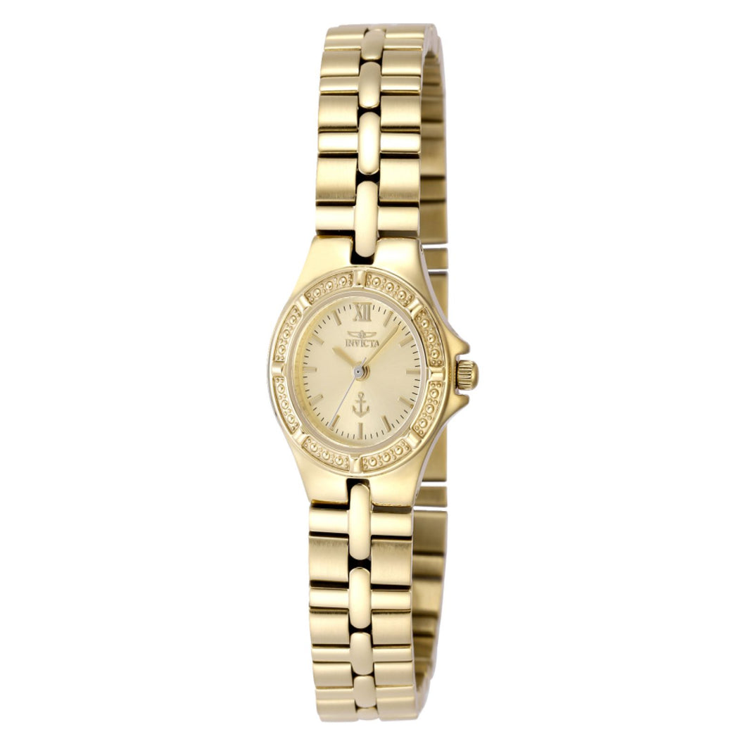 RELOJ  PARA MUJER INVICTA OCEAN VOYAGE 48698 - ORO