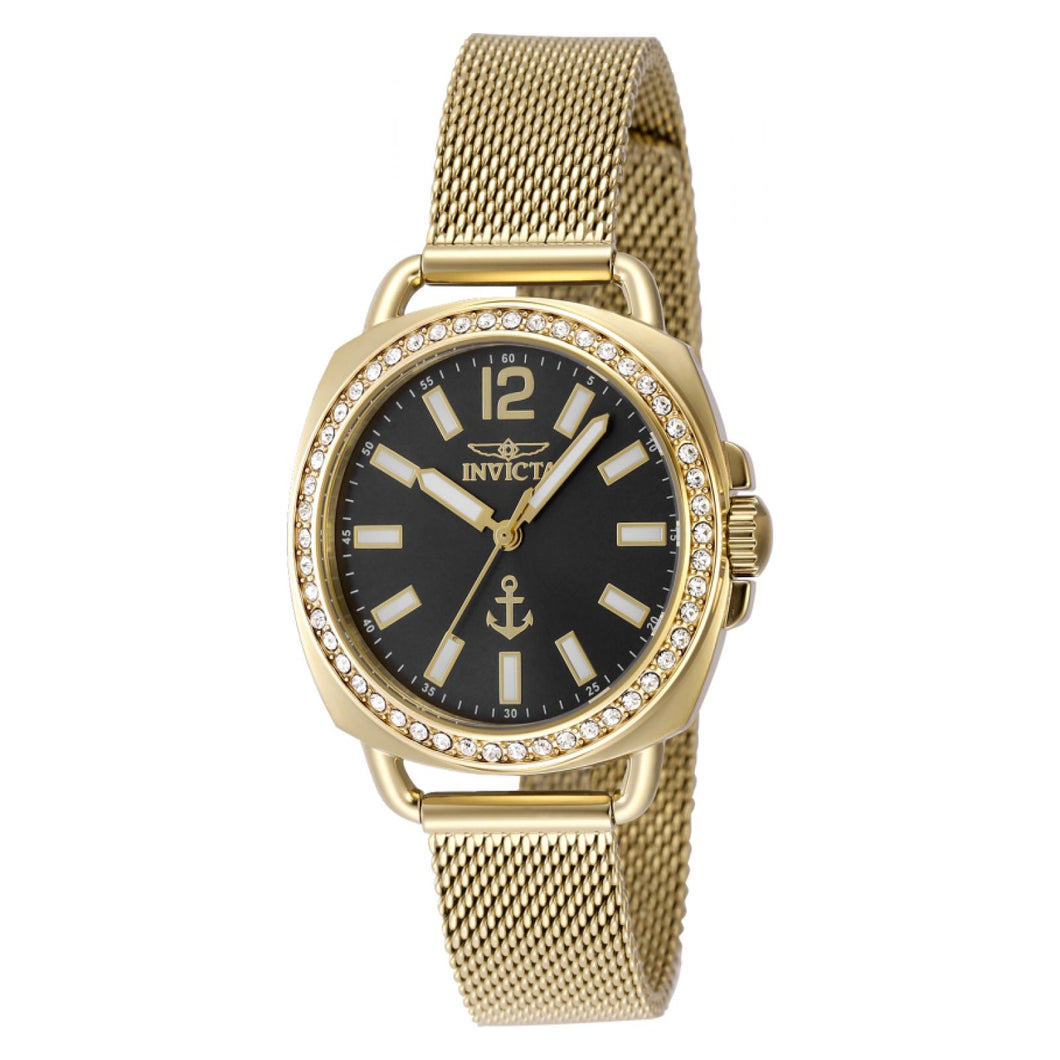 RELOJ  PARA MUJER INVICTA OCEAN VOYAGE 48837 - ORO