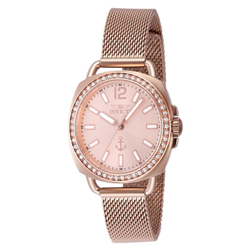 RELOJ  PARA MUJER INVICTA OCEAN VOYAGE 48838 - ORO ROSA