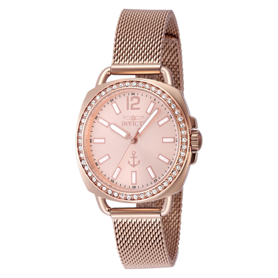 RELOJ  PARA MUJER INVICTA OCEAN VOYAGE 48838 - ORO ROSA