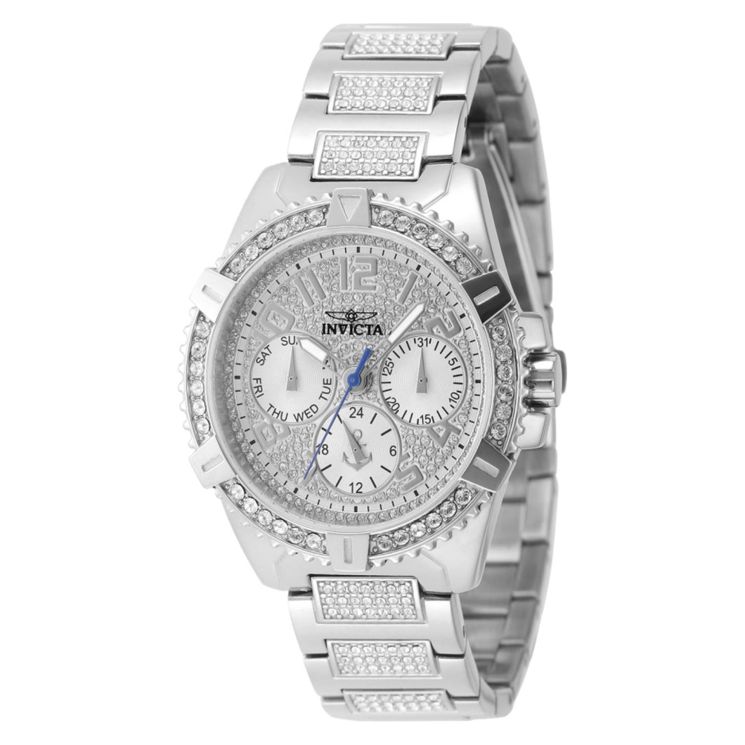 RELOJ  PARA MUJER INVICTA OCEAN VOYAGE 48924 - BLANCO, ACERO