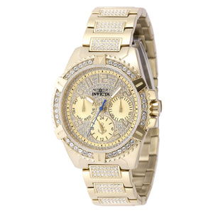 RELOJ  PARA MUJER INVICTA OCEAN VOYAGE 48925 - ORO BLANCO