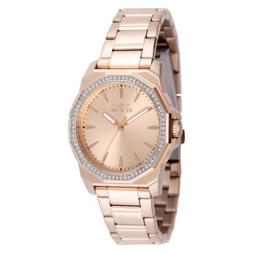 RELOJ  PARA MUJER INVICTA SPEEDWAY 49115 - ORO ROSA