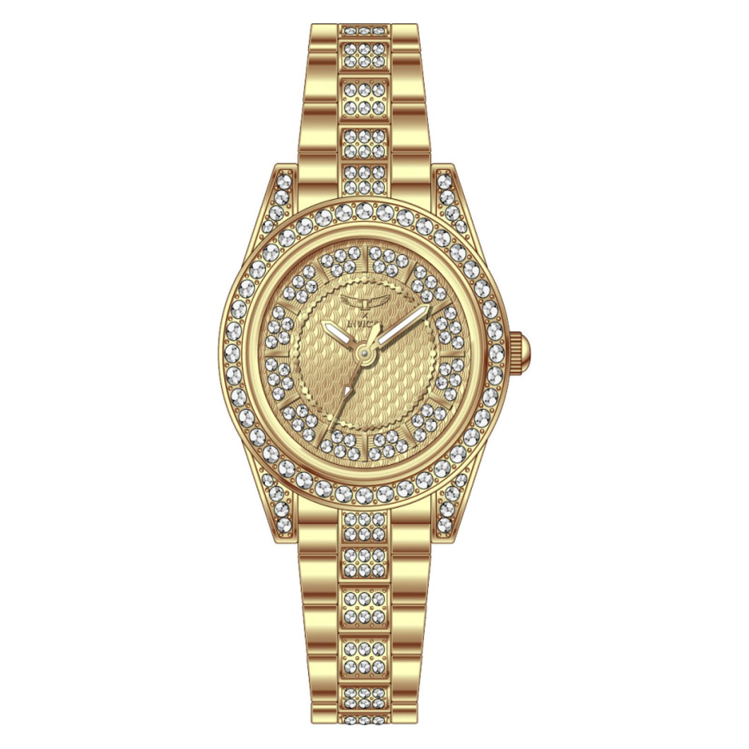 RELOJ PARA MUJER INVICTA WILDFLOWER 69063 - DORADO