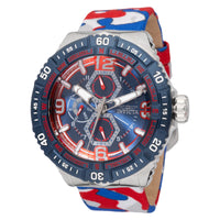 RELOJ  PARA HOMBRE INVICTA COALITION FORCES 49631 - CAMUFLAJE, ROJO, AZUL