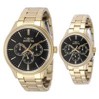 SET RELOJES CLÁSICO INVICTA SPECIALTY 49959 - ORO