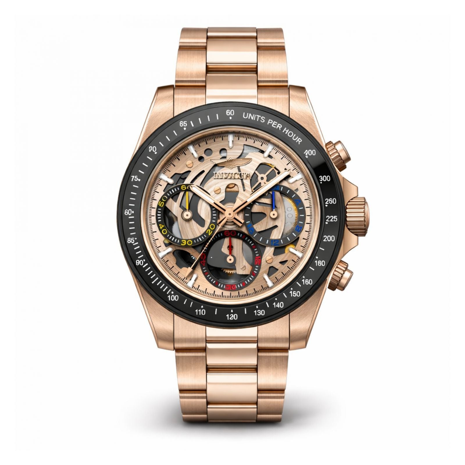 RELOJ  PARA HOMBRE INVICTA SPEEDWAY 50206 - EDICIÓN COLOMBIA ROSE GOLD