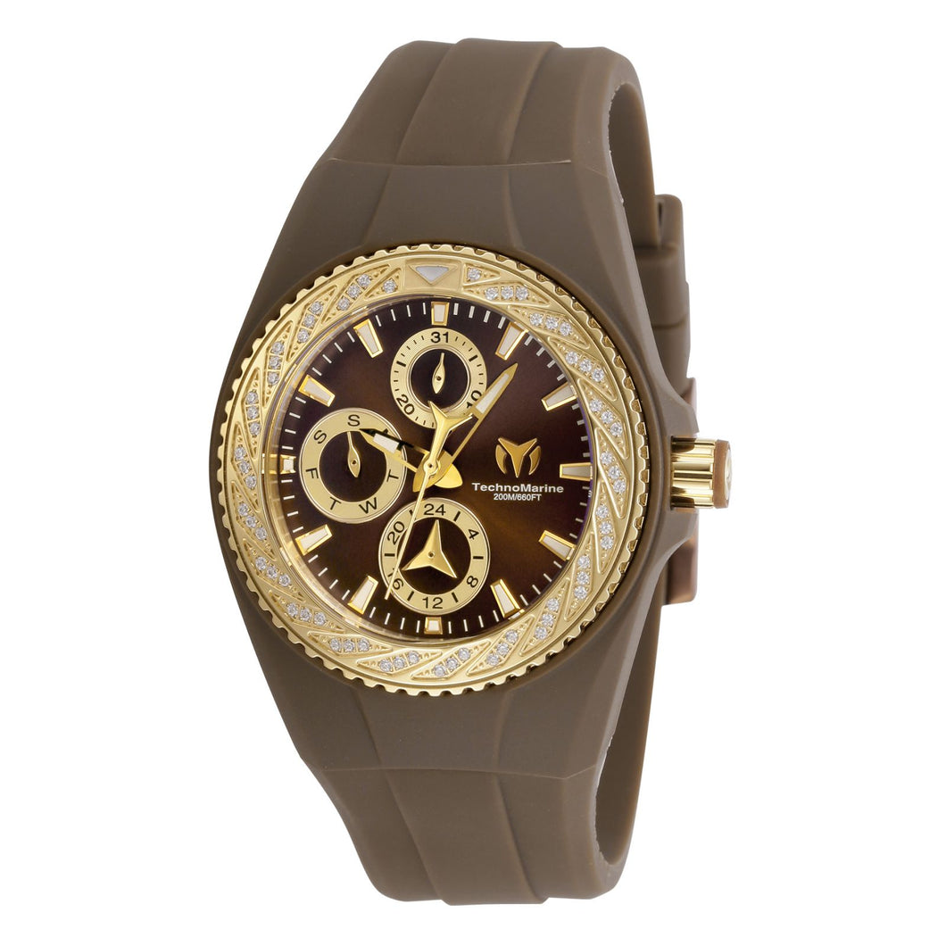 RELOJ DEPORTIVO PARA MUJER TECHNOMARINE CRUISE TM-118110 - MARRÓN