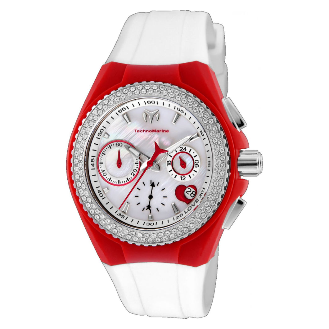 RELOJ CLÁSICO PARA MUJER TECHNOMARINE CRUISE NÚMERO DE SERIE 117001 - ROJO, BLANCO, BLANCO, ROJO