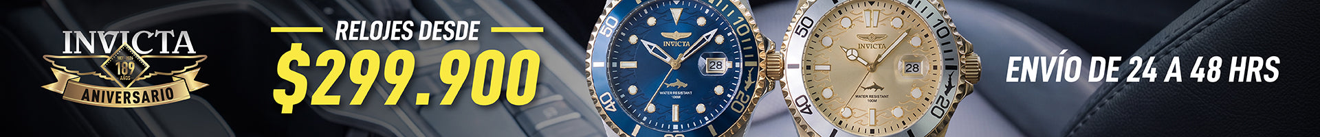 ANIVERSARIO- Relojes en promoción desde $299.900.