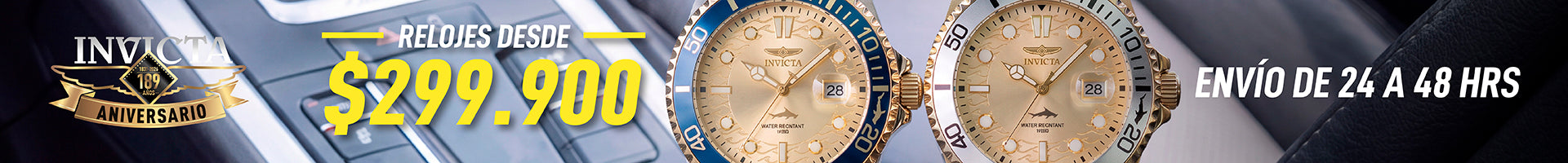 ANIVERSARIO- Relojes en promoción desde $299.900.