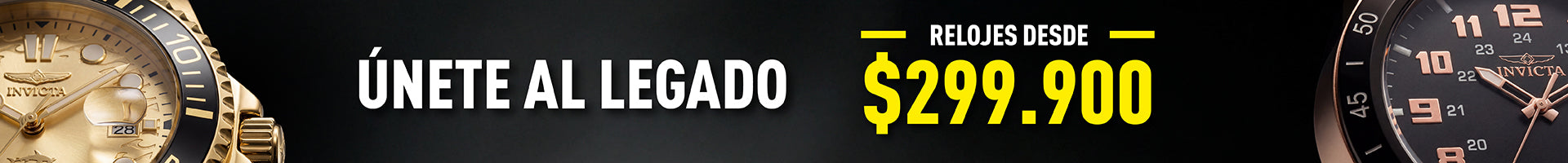 Relojes en promoción desde $299.900.