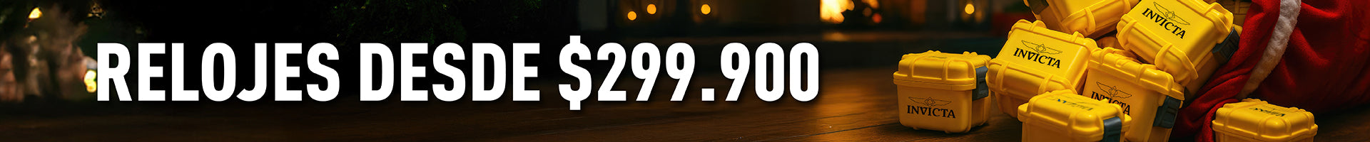 Relojes en promoción desde $299.900.