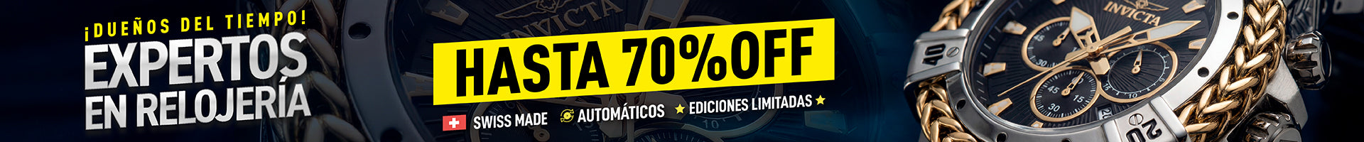 Relojes en oferta hasta el 70%