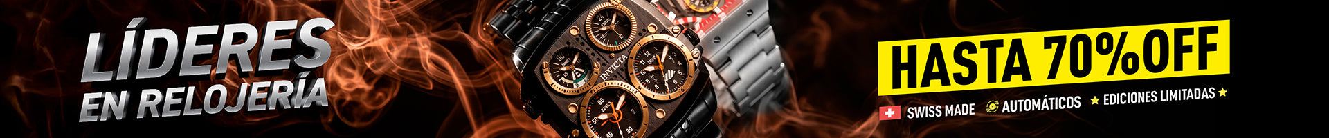 Relojes en oferta hasta el 70%