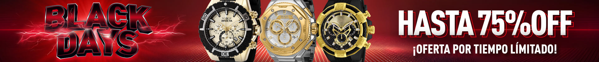Relojes en oferta hasta el 70%