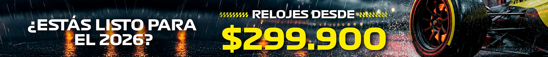 Relojes en promoción desde $299.900.