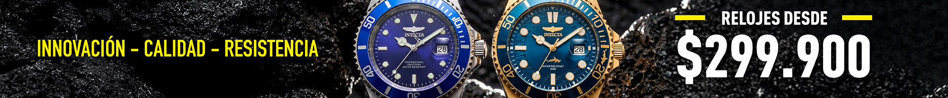 Relojes en promoción desde $299.900.