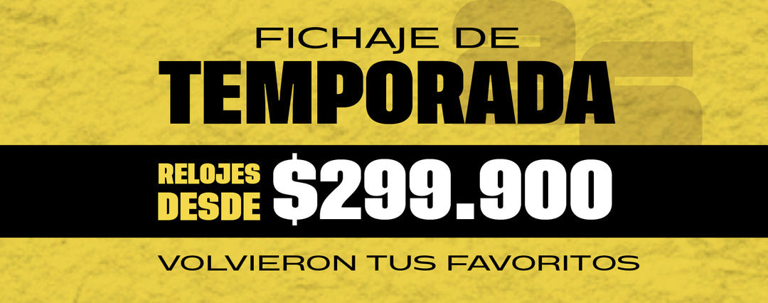 Relojes en promoción desde $299.900.