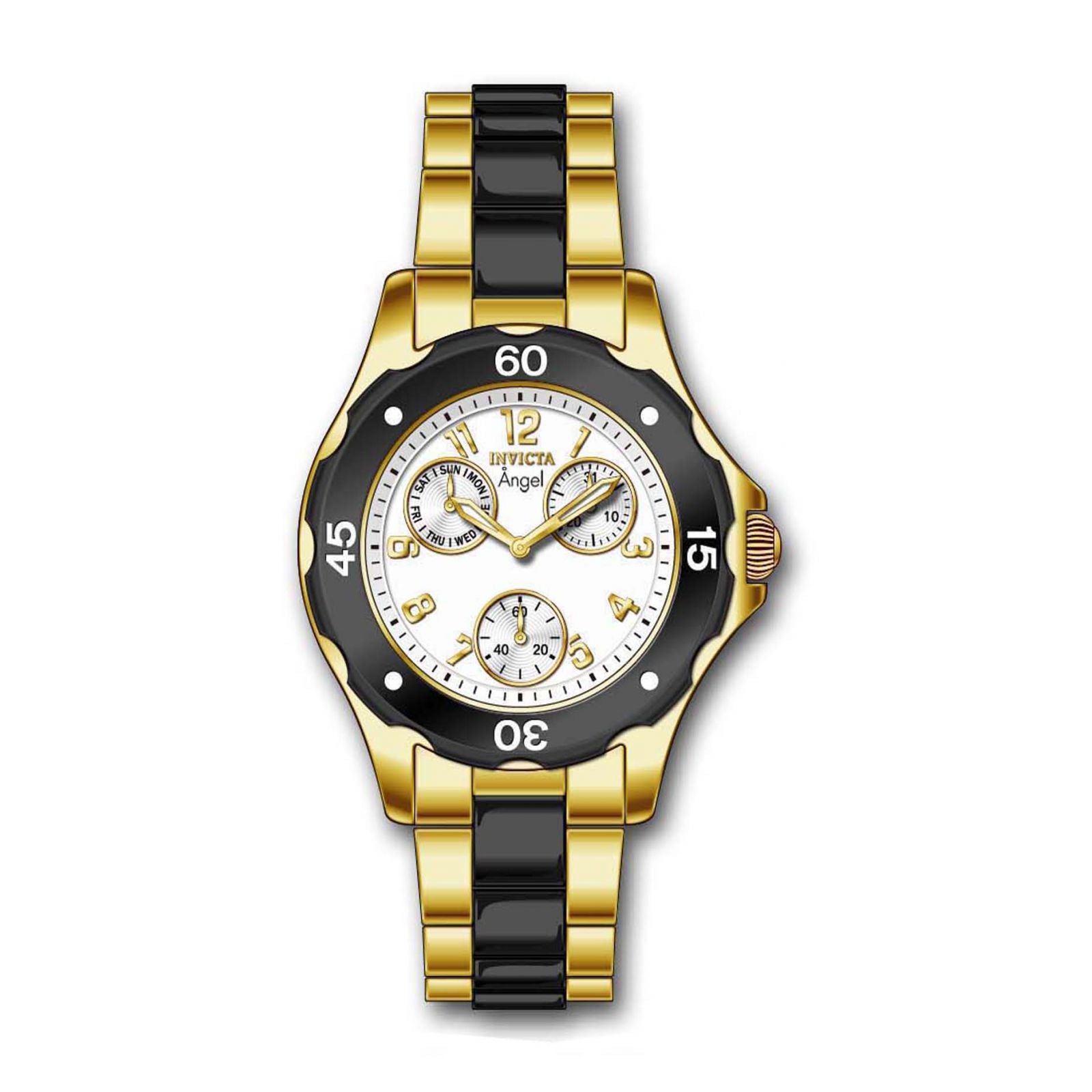 INVICTA Reloj Simple De Diamantes De Alta Calidad Para Mujer