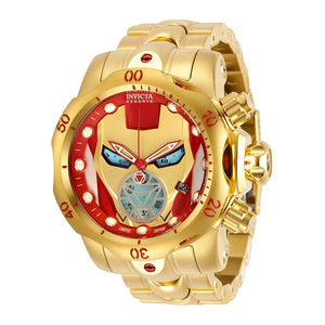 RELOJ HOMBRE DE ACERO PARA HOMBRE INVICTA MARVEL 32425 - ORO, ROJO