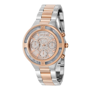 RELOJ  PARA MUJER INVICTA ANGEL 37538 - PLATA, ORO ROSA