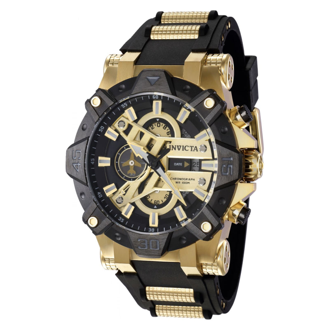 RELOJ DEPORTIVO PARA HOMBRE INVICTA AVIATOR 40183 - ORO NEGRO